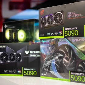 GeForce RTX 5090, RTX 5080, RTX 5070 Ti, RTX 5070, RTX 4090, RTX 4080 Super, RTX 4080, RTX 4070 Ti Super,  RTX 4070 Ti, RTX 4070 Super, RTX 4070