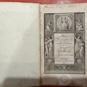 Stara, niemiecka książka z XIX w